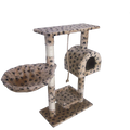 Leopet Kbm001 2grau Cat Tree Scratching Post Kitten Climbing Excercise