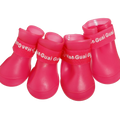 Pet Dog Rain Boots Booties Waterproof Protective Rubber Shoes